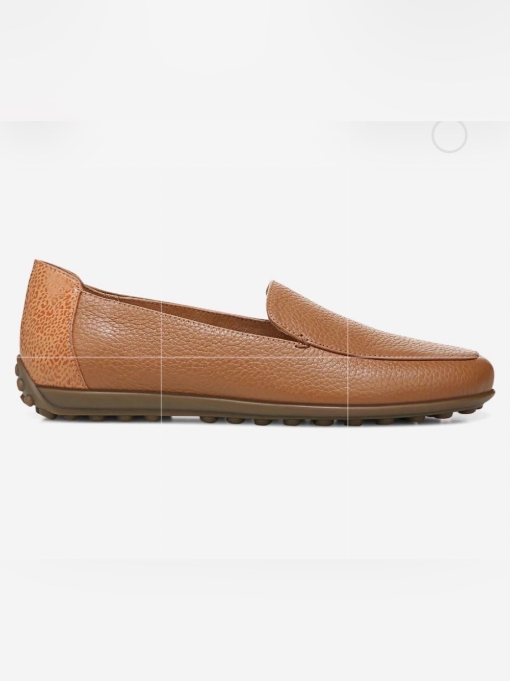 VIONIC Elora Toffee Leather Driving Loafers 10 Comfort Casual Work fall travel